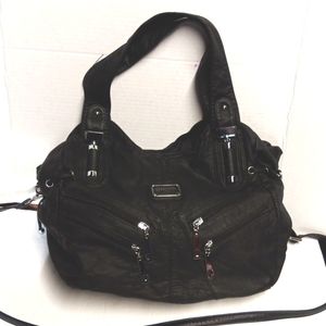 SCARLETON Large Purse Handbag Five exterior Zippered Pockets